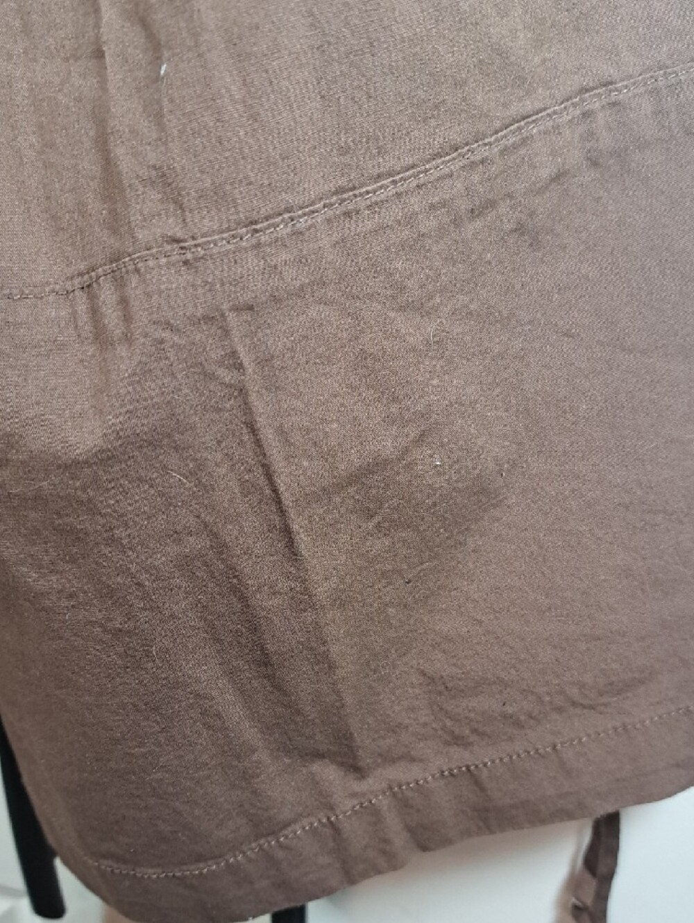 Women’s Brown Drawstring Capri Pants - Picture 6 of 9